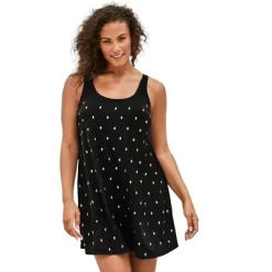 Swim 365 Women’s Plus Size Studded Trapeze Swim Dress -Style Haven Shop GUEST e6976a8a 8588 45c8 a36a 278f22e513d0
