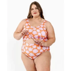 Lime Ricki Women's Daphne Knotted One-Piece -Style Haven Shop GUEST e6f5d11d 437b 4c9c 90b3 0b417f142bbb