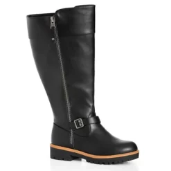 Women's WIDE FIT Myla Tall Boot - Black | EVANS 21 Women's WIDE FIT Myla Tall Boot - Black | EVANS -Style Haven Shop GUEST e73a5071 ecbf 4a4c 9cbd 0ce9d66ba650