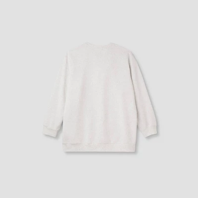 Adult's The Grinch Graphic Sweatshirt - Oatmeal 4 Adult's The Grinch Graphic Sweatshirt - Oatmeal - Image 2