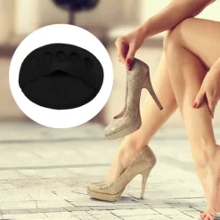 Unique Bargains Soft Fabric Breathable Five Toes Forefoot Pads For Women 5 Colors Black White Pink Gray Beige -Style Haven Shop GUEST e792d303 fe92 4417 9e61 a43198242c65