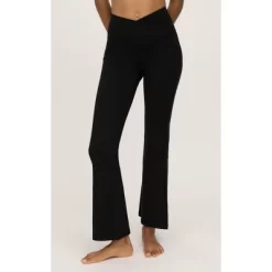 Yogalicious Womens Lux Willow Elastic Free Crossover Waist Flared Leg Pant 8 Yogalicious Womens Lux Willow Elastic Free Crossover Waist Flared Leg Pant -Style Haven Shop GUEST ea859466 f399 4a05 9705 a26696a315c4