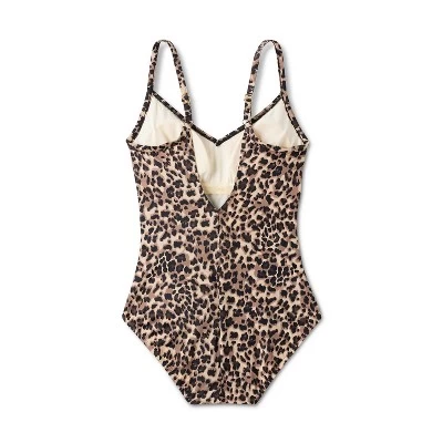 Women's UPF 50 Shirred V-Neck One Piece Swimsuit - Aqua Green® 7 Women's UPF 50 Shirred V-Neck One Piece Swimsuit - Aqua Green® - Image 5