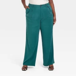 Women's High-Rise Relaxed Fit Full Length Baggy Wide Leg Trousers - A New Day™ -Style Haven Shop GUEST eb9f167c d4ca 49e2 bbdf acc75a60fcbf