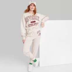 Women's Ascot + Hart Beverly Hills Graphic Joggers - Beige 12 Women's Ascot + Hart Beverly Hills Graphic Joggers - Beige -Style Haven Shop GUEST ecbb22cd 2561 43f7 be91 652f267e152f