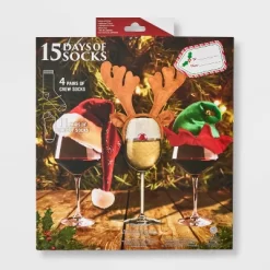 Women's 'The Most Wonderful Wine Of The Year' 15 Days Of Socks Advent Calendar - Assorted Colors 4-10 7 Women's 'The Most Wonderful Wine Of The Year' 15 Days Of Socks Advent Calendar - Assorted Colors 4-10 -Style Haven Shop GUEST ecd776f4 e9a6 46c5 8a01 1d0dcfded10e