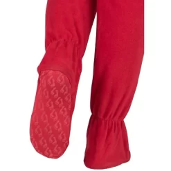 Footed Pajamas - Bright Red Adult Hoodie Fleece Onesie -Style Haven Shop GUEST ed3686fd 2561 4f82 b569 6ea6f3a2a100