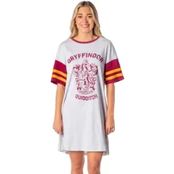 Harry Potter Women's All Houses Nightgown Pajama Shirt Dress -Style Haven Shop GUEST ef8deada 373b 448f 9683 2fab3282dc5d