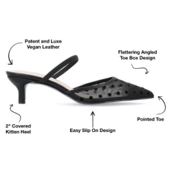 Journee Collection Womens Allana Slip On Kitten Heel Mule Pump -Style Haven Shop GUEST f110b7a4 55b8 4236 972b 8822c4aadb5a