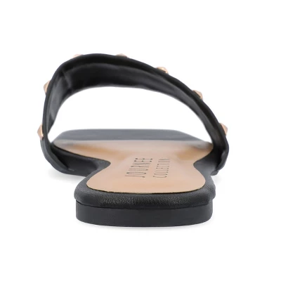 Journee Collection Womens Treena Tru Comfort Foam Slip On Slide Flat Sandals 4 Journee Collection Womens Treena Tru Comfort Foam Slip On Slide Flat Sandals - Image 2