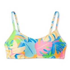 Women's Scoop Neck Bralette Bikini Top - Wild Fable™ Multi Tropical Print -Style Haven Shop GUEST f4f1abd4 c56b 406d 8a17 c47969a25516
