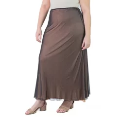 Plus Size Sheer Overlay Elastic Waist Maxi Length Skirt 11 Plus Size Sheer Overlay Elastic Waist Maxi Length Skirt -Style Haven Shop GUEST f5b17e05 3c97 4ba2 8bc0 5ee5ac52abb4