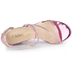 Allegra K Women's Glitter Crisscross Strap Chunky Sandals -Style Haven Shop GUEST f6160941 e8df 4474 ab9f 1bea0c525ceb