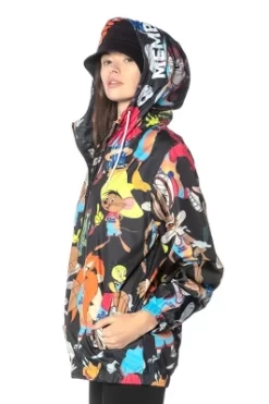Members Only Women's Mash Print Windbreaker Jacket -Style Haven Shop GUEST f748f1a8 94ea 4c6d 9ece fffda9584298