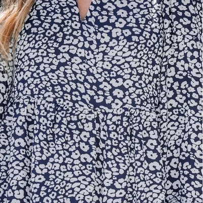 Women's Leopard Print Balloon Sleeve Maxi Dress - Cupshe 7 Women's Leopard Print Balloon Sleeve Maxi Dress - Cupshe - Image 5