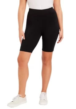 June + Vie By Roaman's Women’s Plus Size Classic Bike Shorts