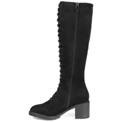 Journee Collection Womens Jenicca Tru Comfort Foam Stacked Heel Knee High Boots