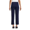Lands' End Women's Starfish High Rise Pull On Knit Denim Straight Crop Jeans