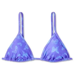 Women's Triangle Bikini Top - Wild Fable™ Purple Butterfly Print -Style Haven Shop GUEST fd694470 5080 4d61 ae2b 63aed4ddc02e