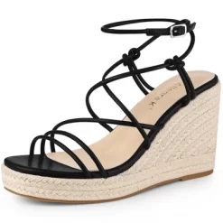 Allegra K Women's Platform Lace Up Wedges Heels Espadrille Wedge Sandals 14 Allegra K Women's Platform Lace Up Wedges Heels Espadrille Wedge Sandals -Style Haven Shop GUEST feaf0104 2722 4433 8864 8af1f8b2e858