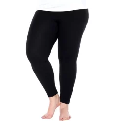 Women's One Size Fits Most Plus Size Super-Stretch Solid Leggings - One Size Fits Most Plus - White Mark -Style Haven Shop GUEST ff78a907 5a1d 4bdd 86c2 06b5df15f407